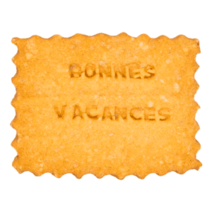 Petit beurre personnalisé Bonnes vacances