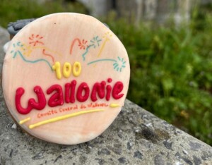 Biscuits personnalisés 100 ans Wallonie